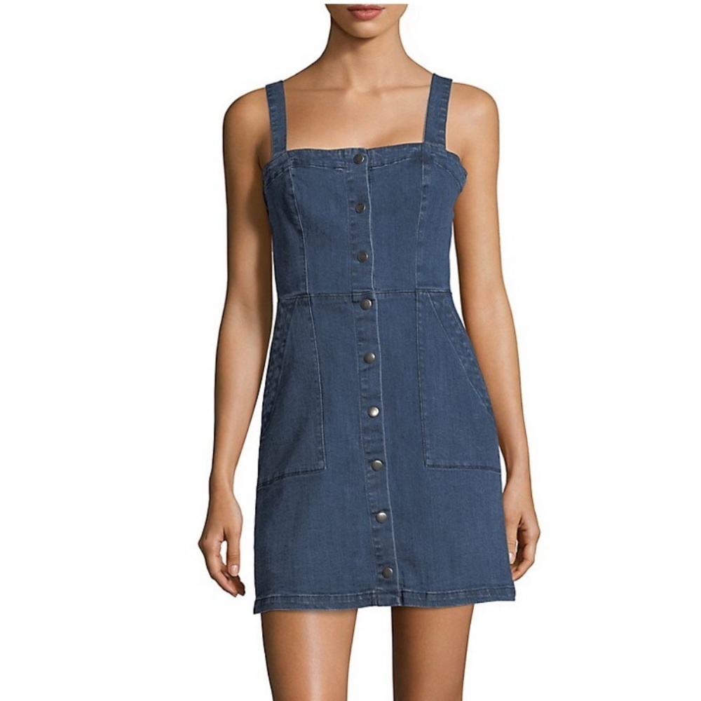 Highline Collective Denim Fit-and-Flare Dress